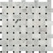 Msi Greecian White Basketweave SAMPLE Polished Marble Mesh-Mounted Mosaic Tile ZOR-MD-0118-SAM - alternate 1